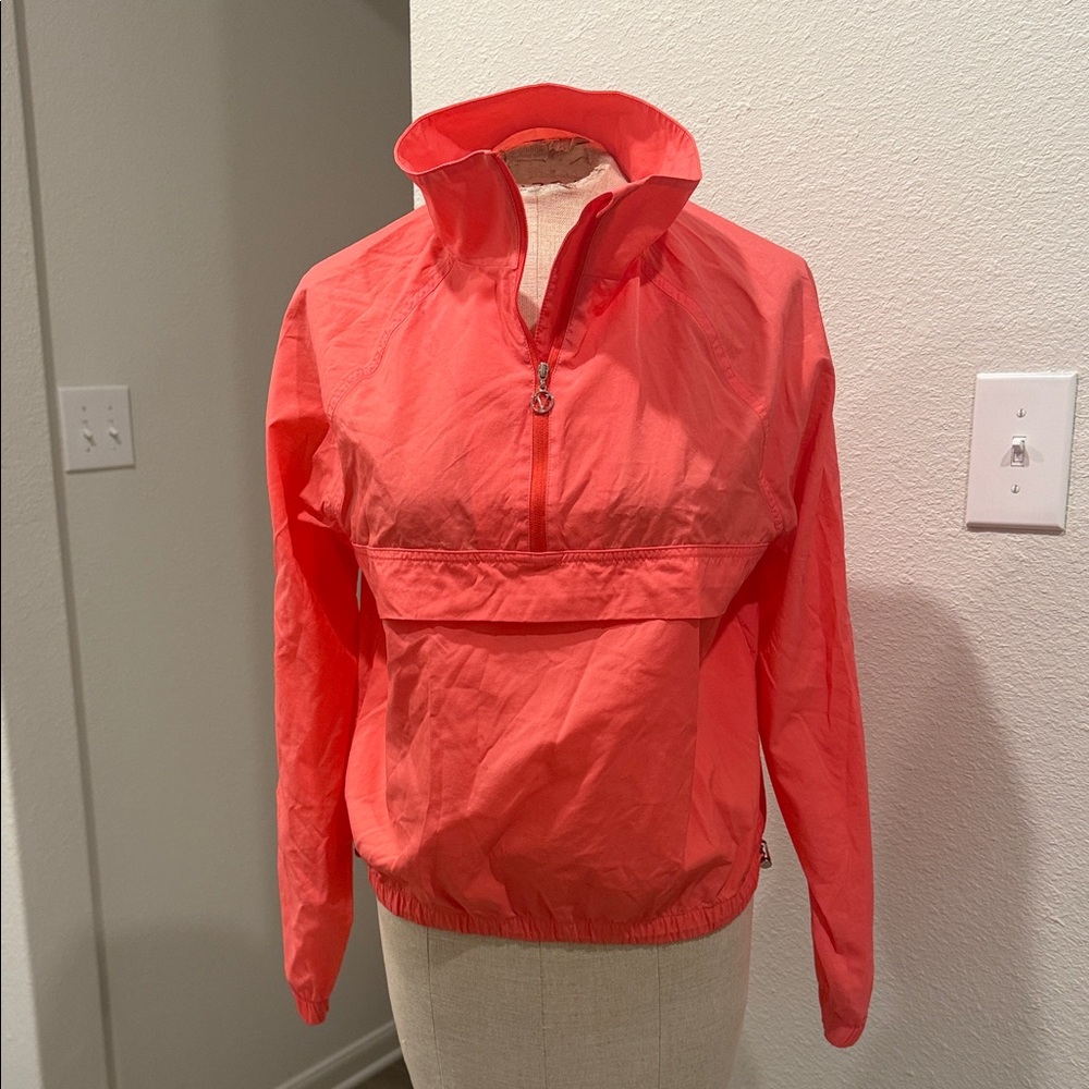 Victoria's Secret Bright Coral Windbreaker Jacket
